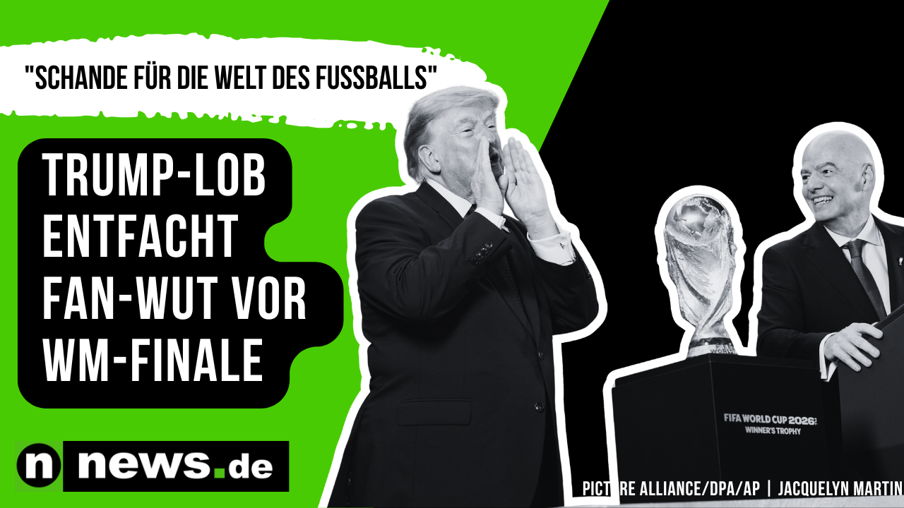 Video: Gianni Infantino: "Schande für die Welt des Fußballs" - Trump-Lob entfacht Fan-Wut vor WM-Finale
