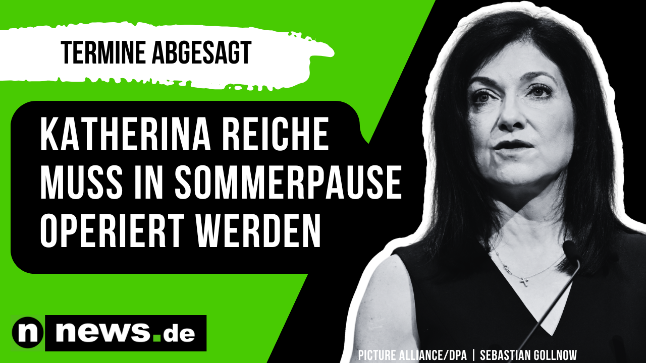 Video: Termine abgesagt - Wirtschaftsministerin muss in Sommerpause operiert werden