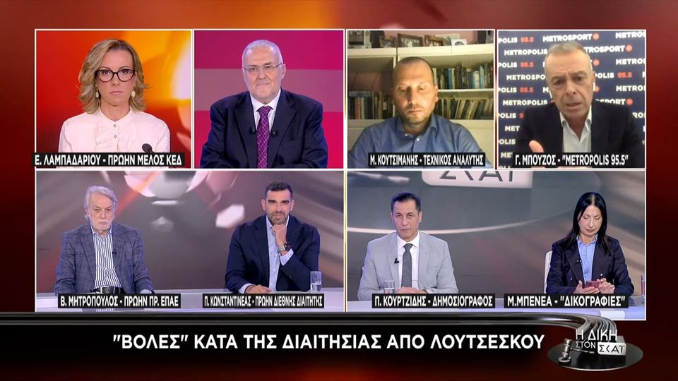 1 / 10: Γ. Μπούζος: «Προσχηματική δικαιολογία τα περί μαφίας του Λουτσέσκου»