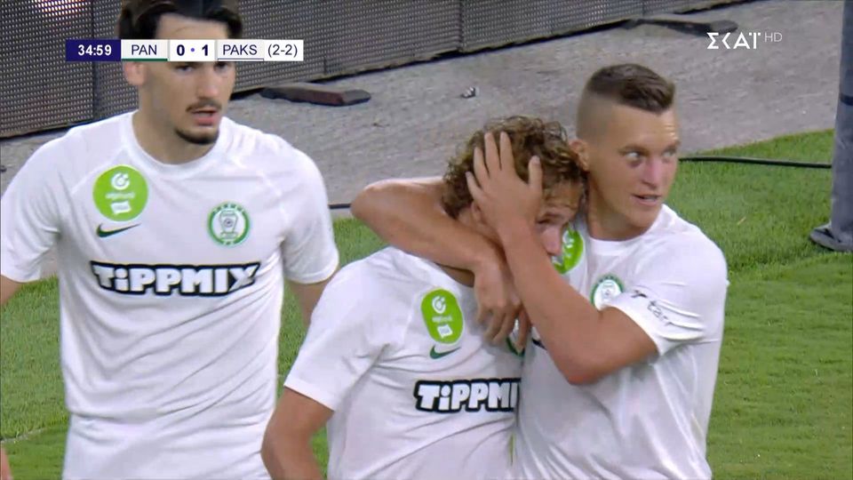 Παναθηναϊκός – Πάκσι: Ο Πέτο σκοράρει για το 0-1 μετά από αδράνεια στην άμυνα του «Τριφυλλιού» (VID)