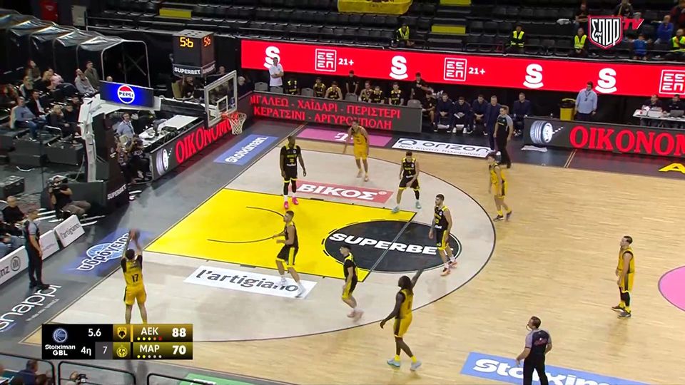 Τρομερό φινάλε στη Sunel Arena με τον Χαρτώνα να ευστοχεί σε τρίποντο! (VIDEO)