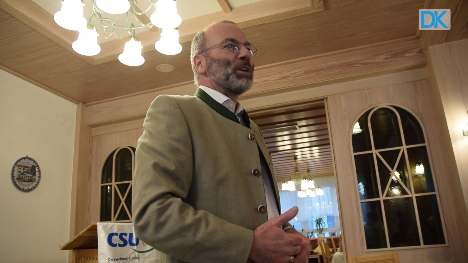Manfred Weber zu Bürgerdialog in Kinding