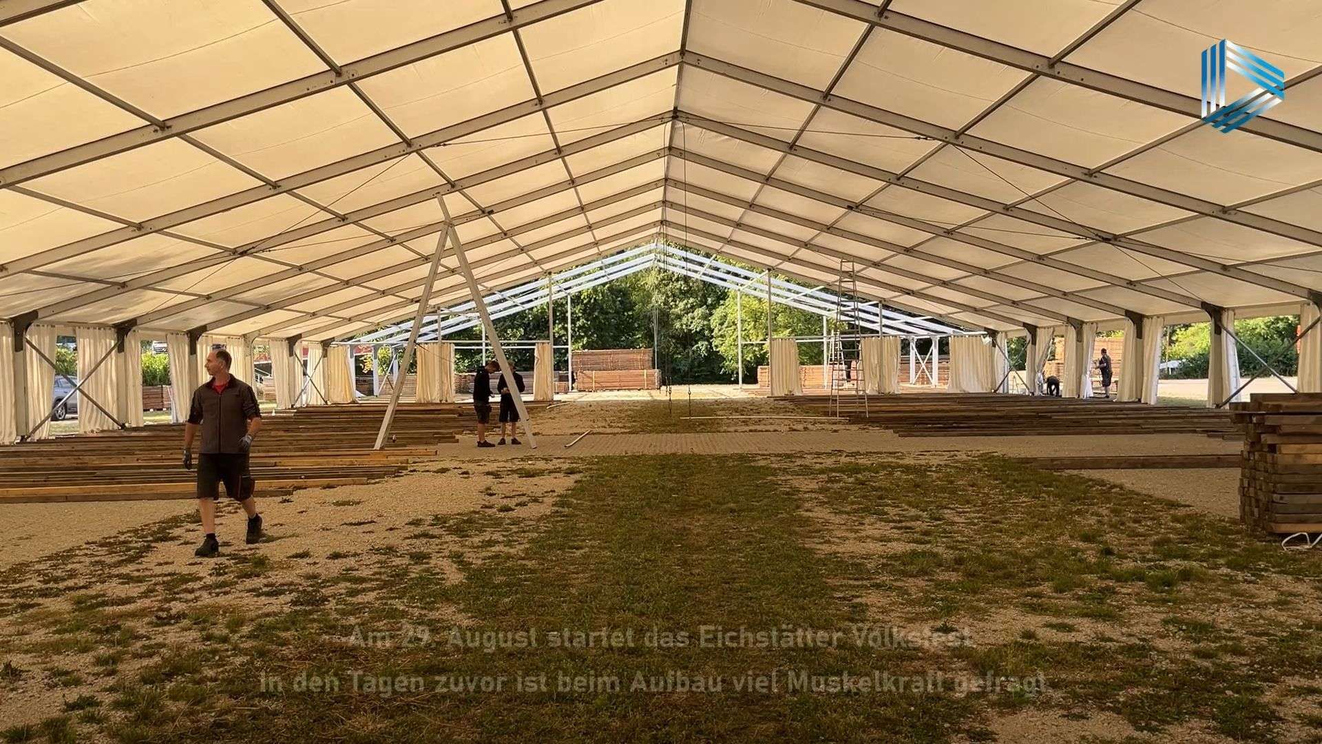 Video: Vorbereitungen für die Wiesn in Eichstätt