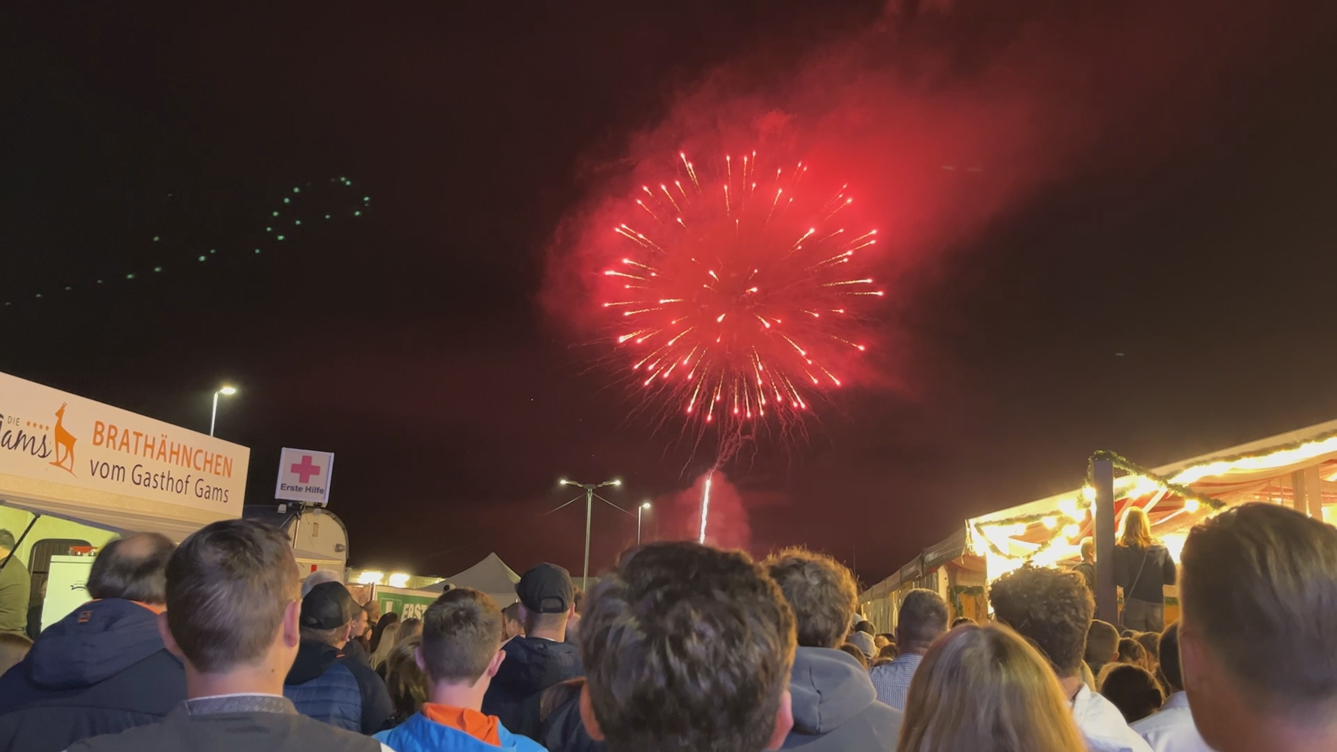 Video: Feuerwerk beim Beilngrieser Volksfest