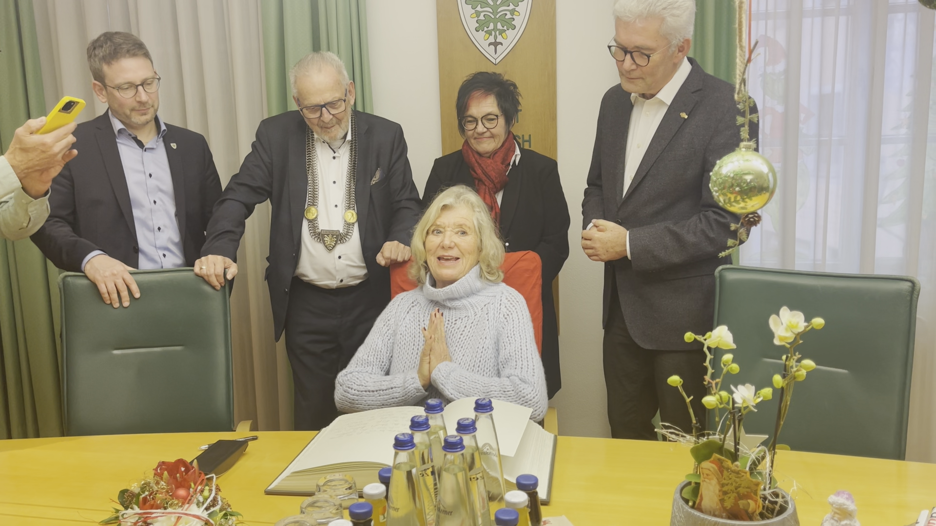 Video: Jutta Speidel beim Walk of Fame in Aichach