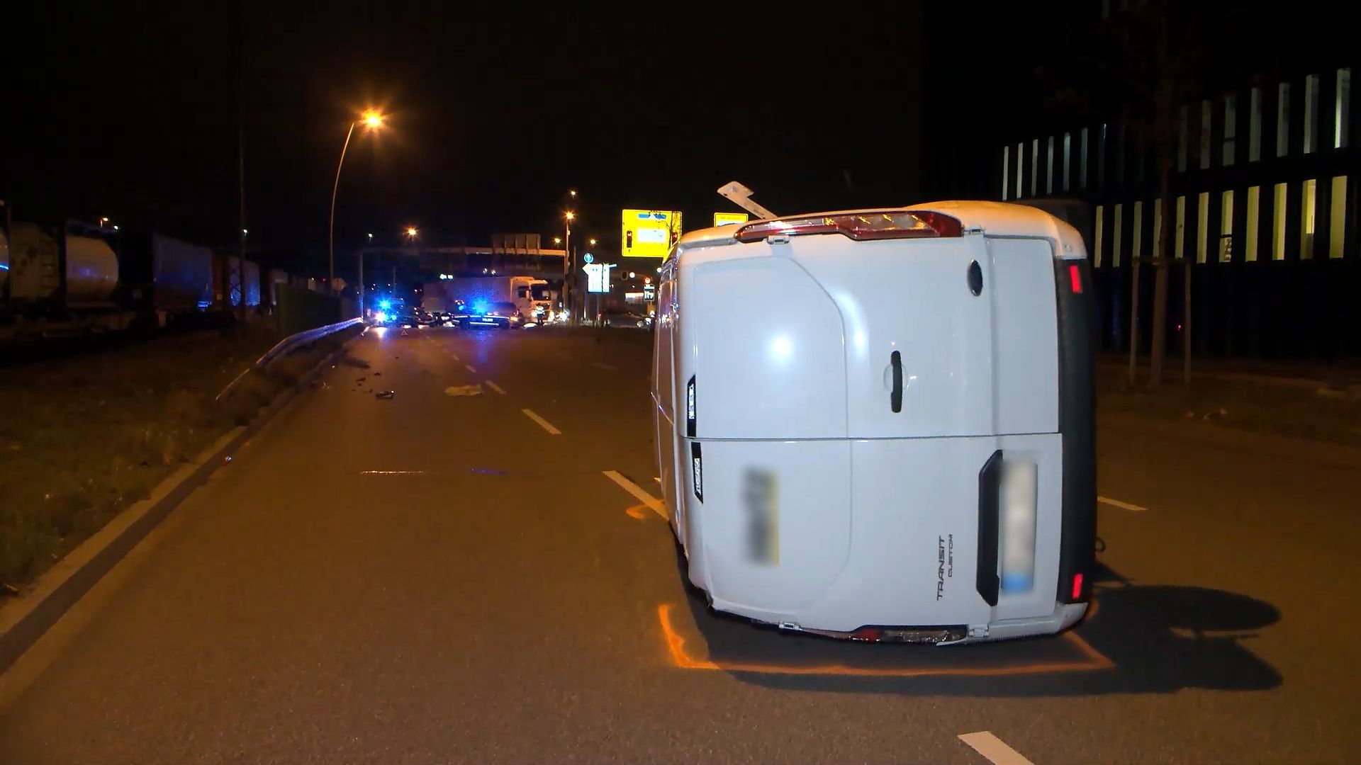 Schwerer Verkehrsunfall Auf B36/Südtangente: Zwei Kleintransporter ...