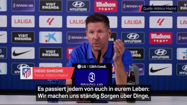 Simeone criticizes panic about the Miami game
