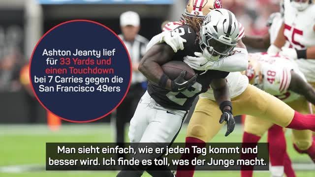 Jeanty hinterlässt bei Raiders großen Eindruck