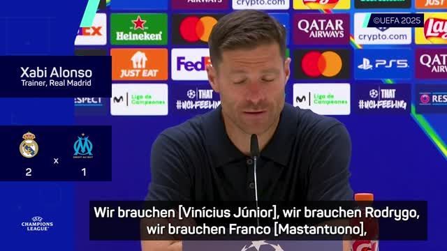 Alonso laisse Vini sur le banc : \"Ne te sens pas offensé\"