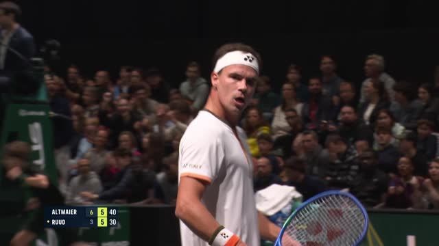 Highlights: Altmaier eliminiert Ruud in zwei Sätzen