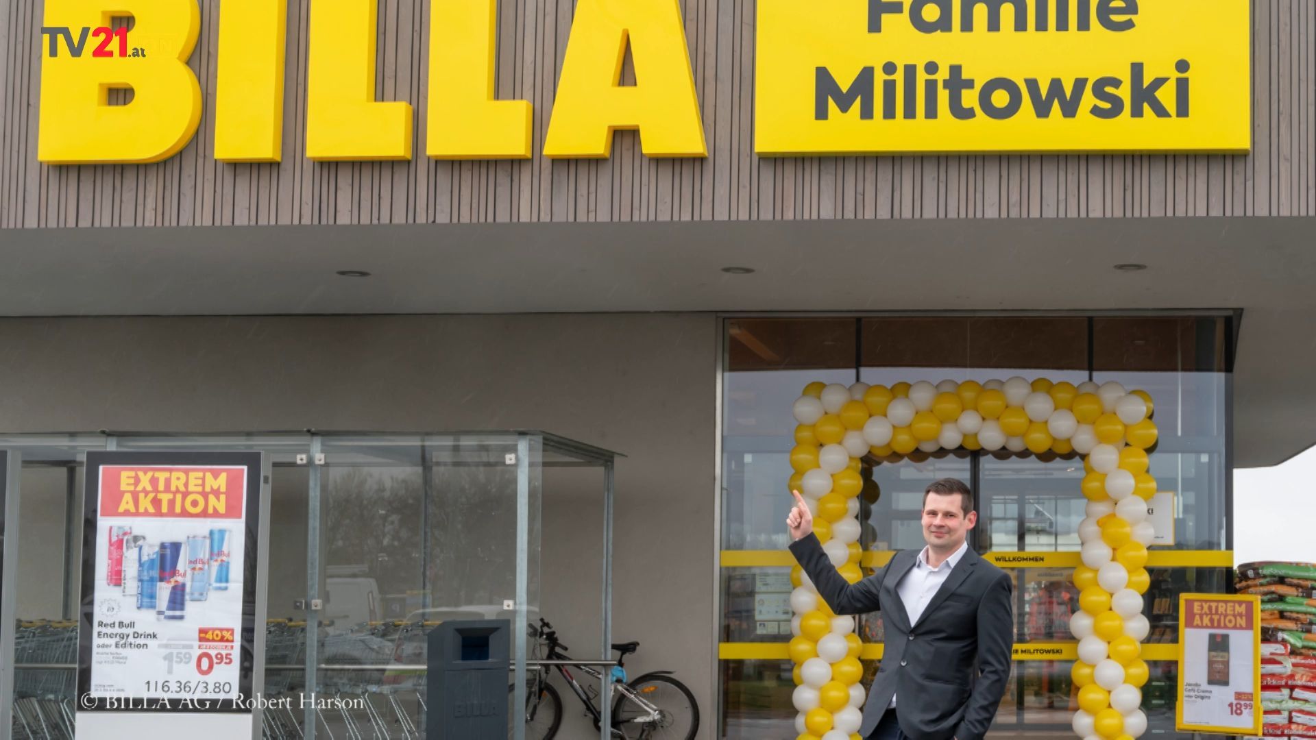 Video: Neuer BILLA Kaufmann in Groß‑Enzersdorf Norbert Militowski eröffnet seinen Markt