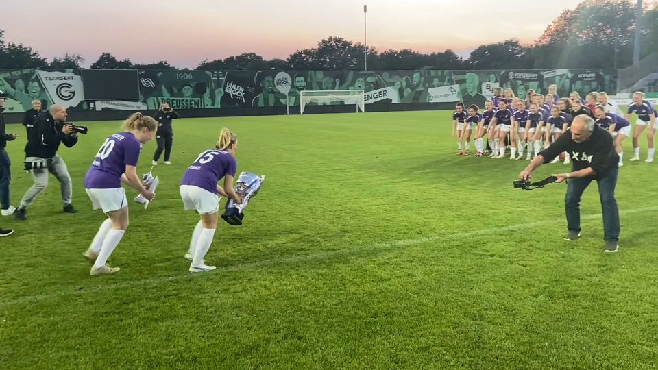 Serie ausgebaut: Wacker feiert gemeinsam mit Aasee im Preußenstadion