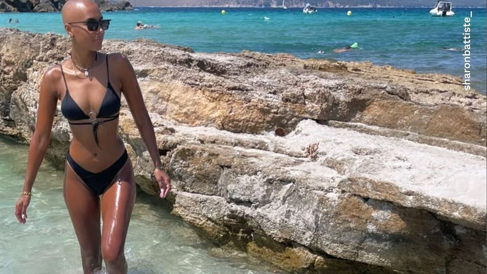 On a dream vacation with Jan: Bachelorette Sharon Battiste shows her mega body