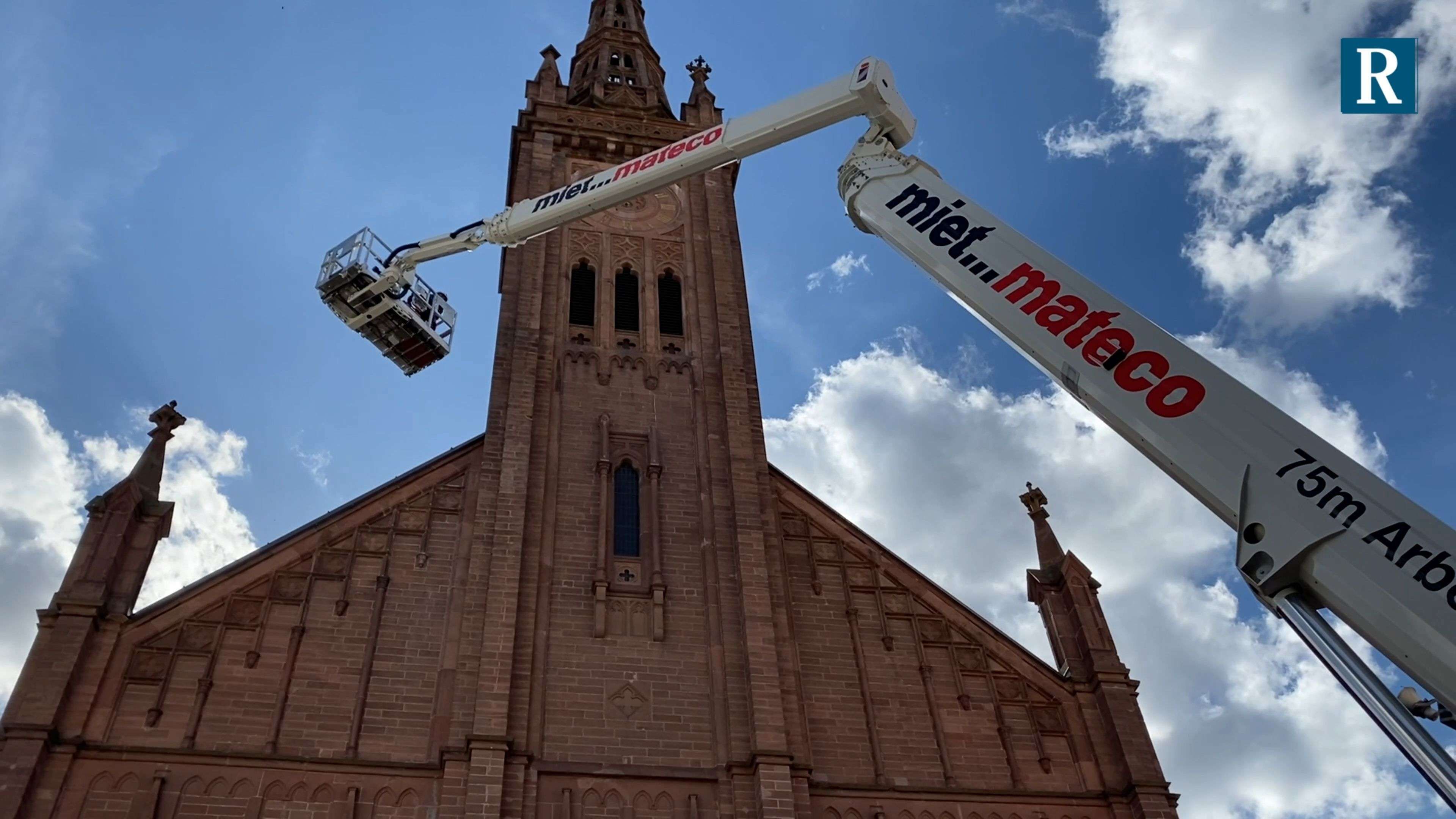 Video: Arbeiten am Lutherturm