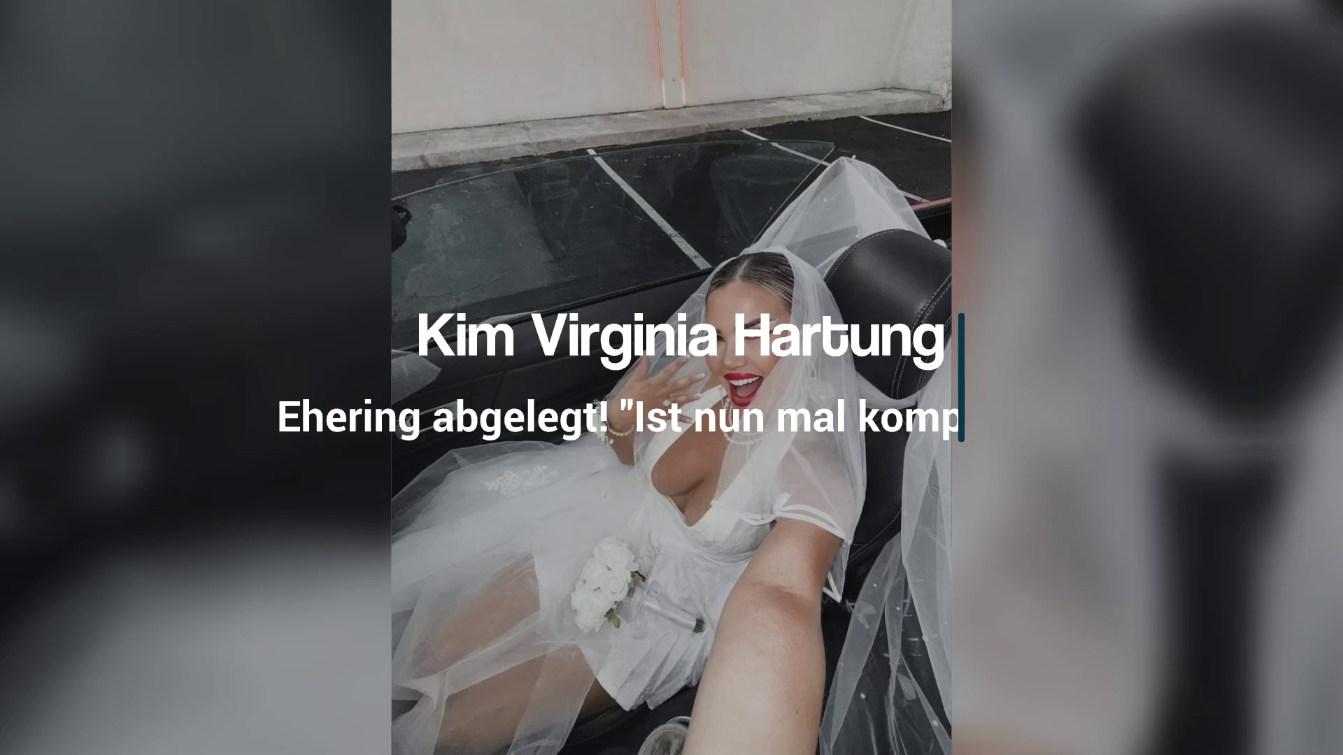 Kim Virginia Hartung: Wedding ring off! 