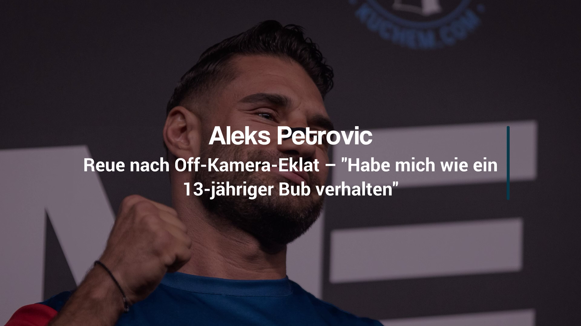 Aleks Petrovic: Remorse after Off-Camera Incident - 