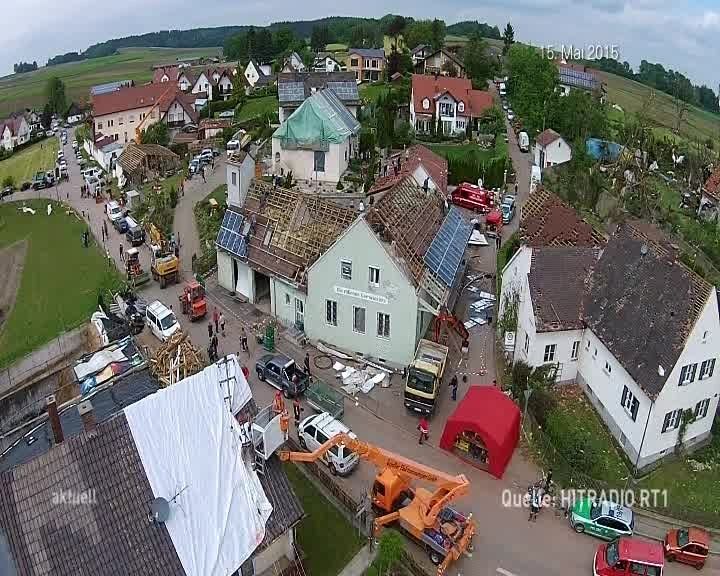 Video: a.tv retro - Zwei Tage nach dem Tornado von Affing