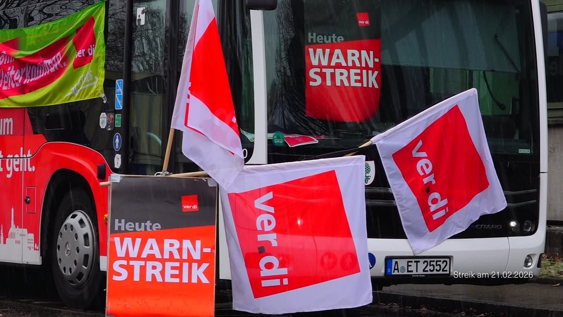 Video: a.tv kompakt: Streik bei den Stadtwerken Augsburg