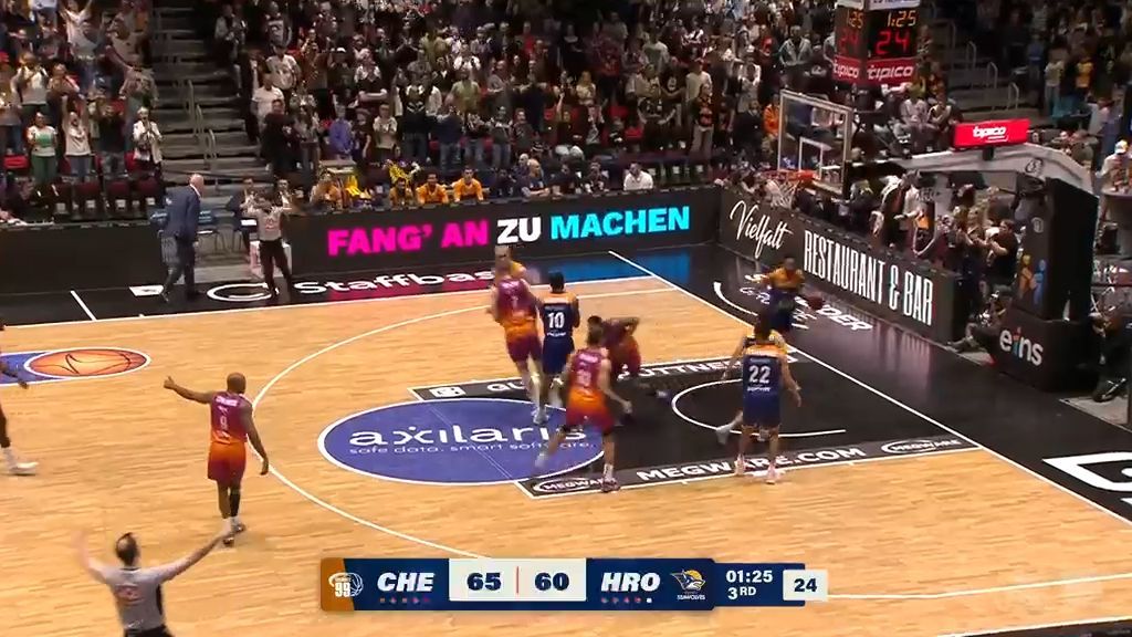 Spiel Highlights zu NINERS Chemnitz – ROSTOCK SEAWOLVES