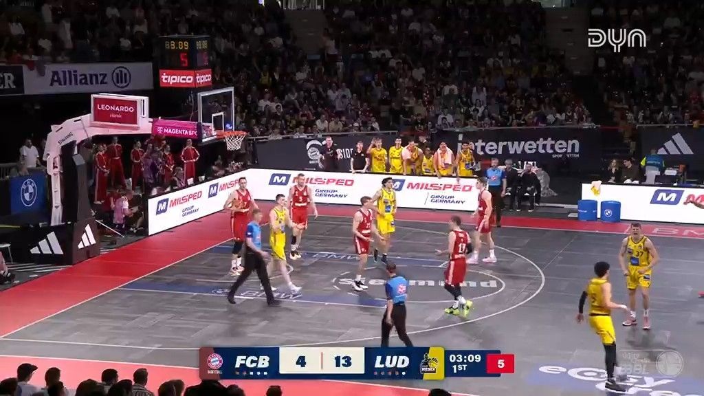 Spiel Highlights zu FC Bayern München Basketball – MHP RIESEN Ludwigsburg