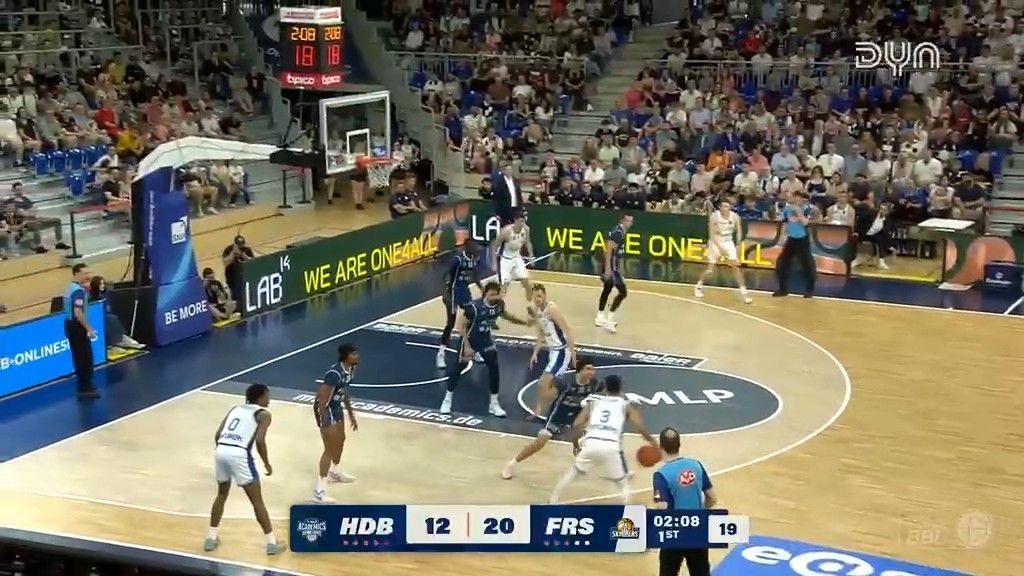 Spiel Highlights zu MLP Academics Heidelberg – SKYLINERS Frankfurt