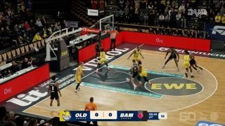 Spiel Highlights zu EWE Baskets Oldenburg – BMA365 Bamberg Baskets