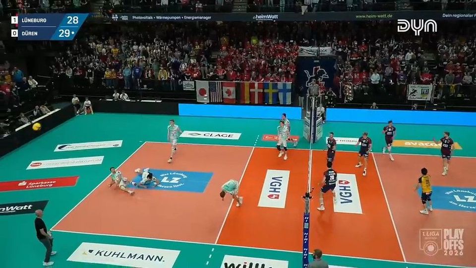 Spiel Highlights zu SVG Lüneburg – SWD powervolleys Düren