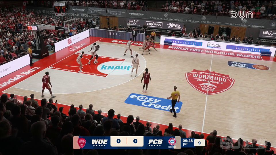 Spiel Highlights zu Fitness First Würzburg Baskets – FC Bayern München Basketball