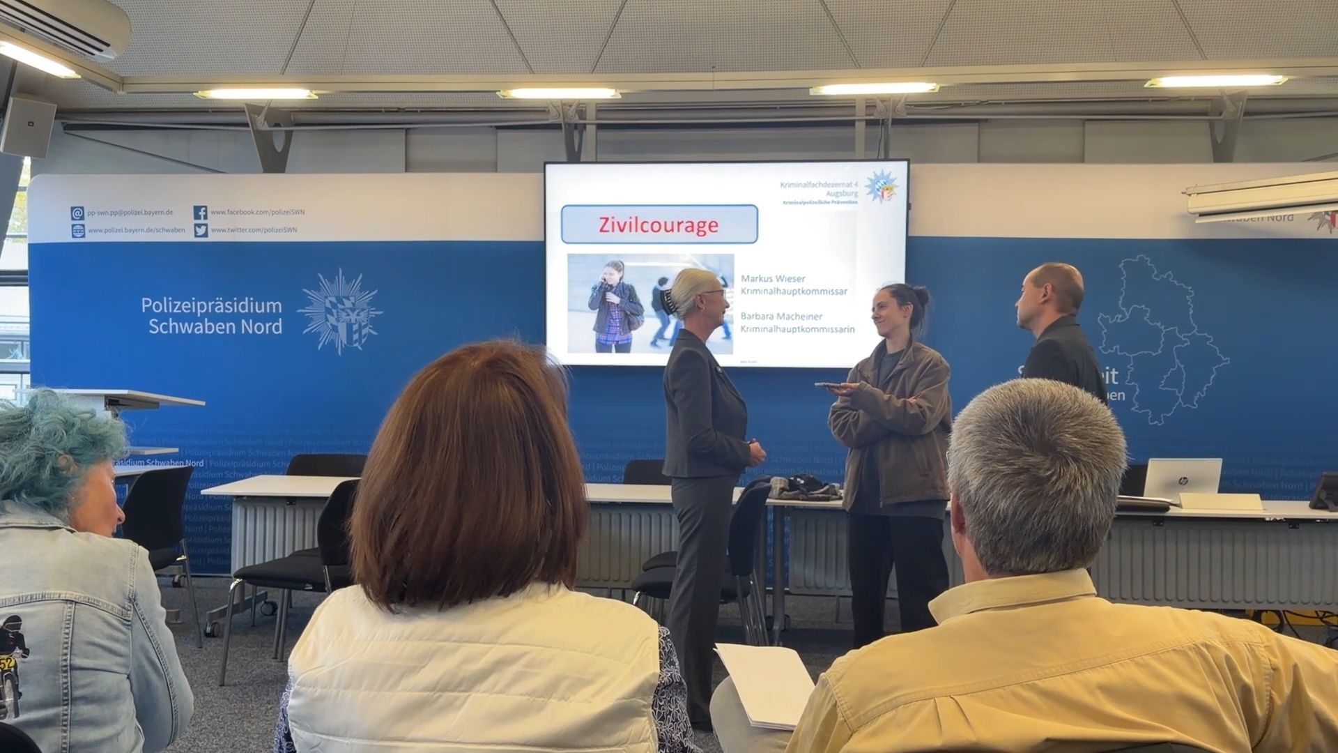 Video: Polizei veranstaltet Workshop zum Thema Zivilcourage