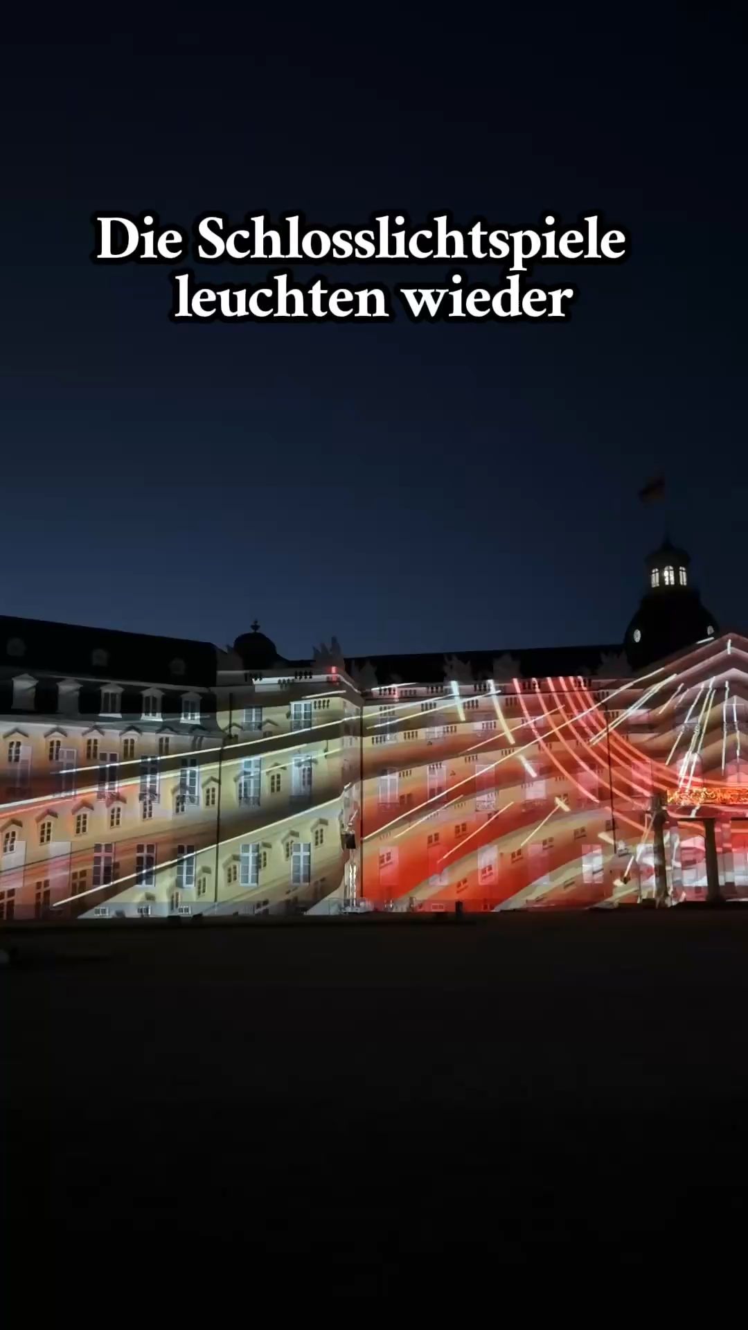 Video: Die Karlsruher Schlosslichtspiele leuchten wieder