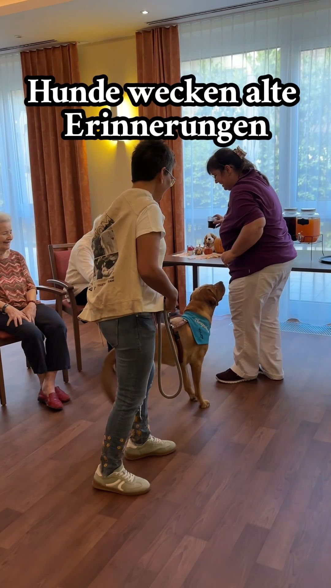 Video: Hunde wecken Erinnerungen: Tierischer Besuch bei Demenzkranken in Durmersheim