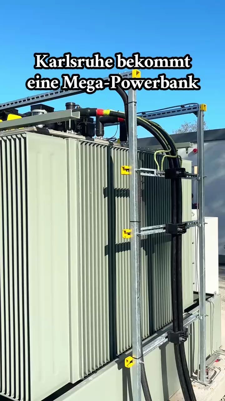 Video: Großbatterie am Netz: In Karlsruhe läuft jetzt eine Megawatt-Powerbank