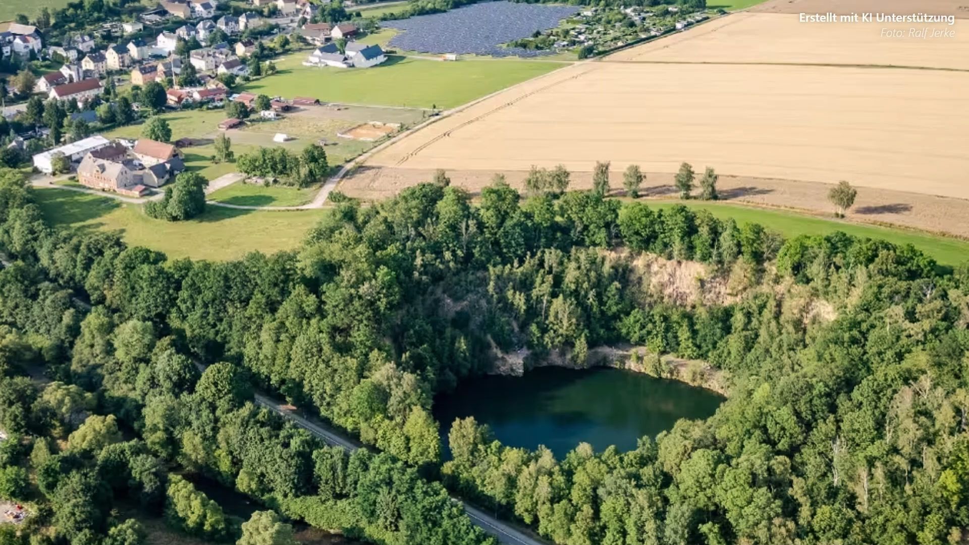 Video: Steinbruch im Chemnitztal: Badeverbot trifft auf gute Wasserqualität