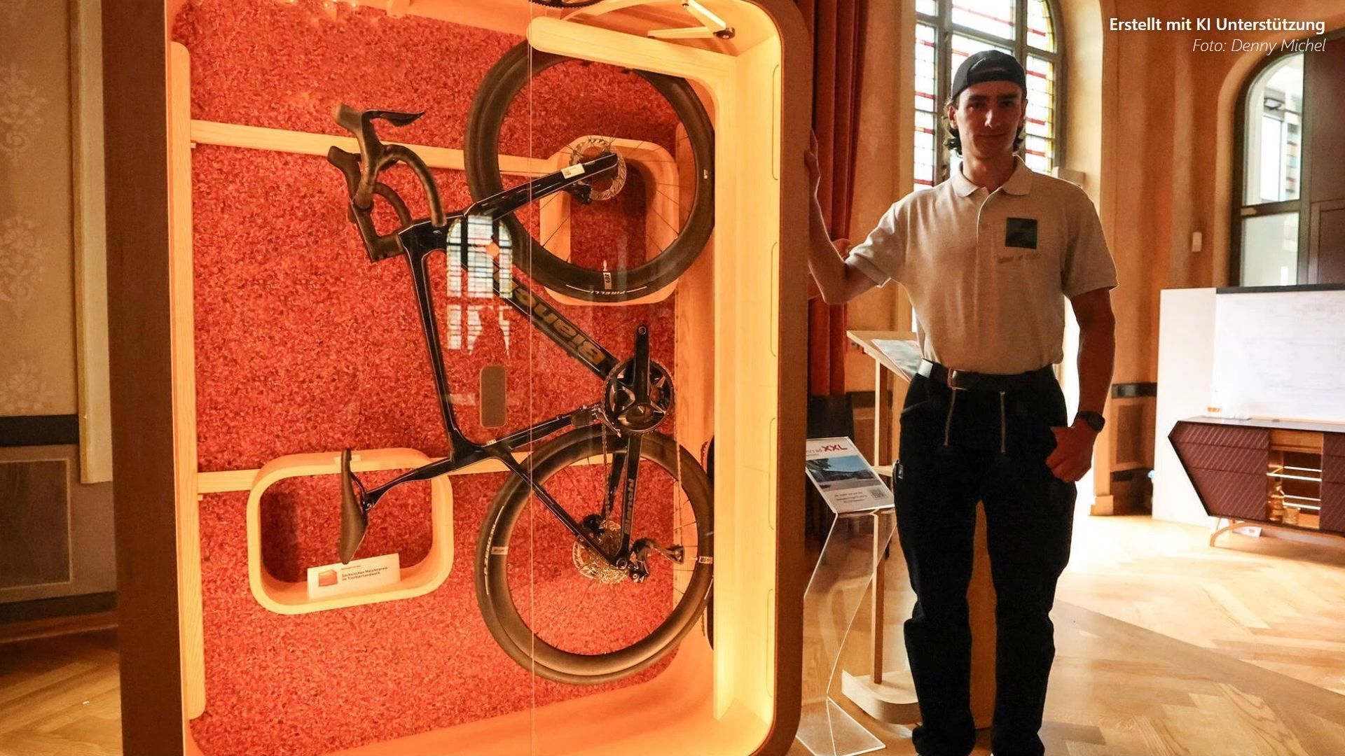 Video: Rennrad im Schrank: Erstaunliche Meisterstücke aus Holz und Glas im Erzgebirge
