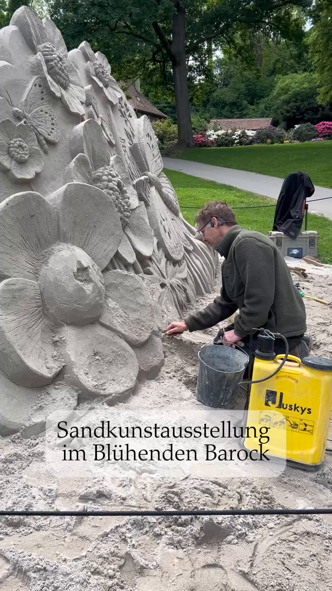 Sandkunst-Ausstellung im Blühenden Barock Ludwigsburg