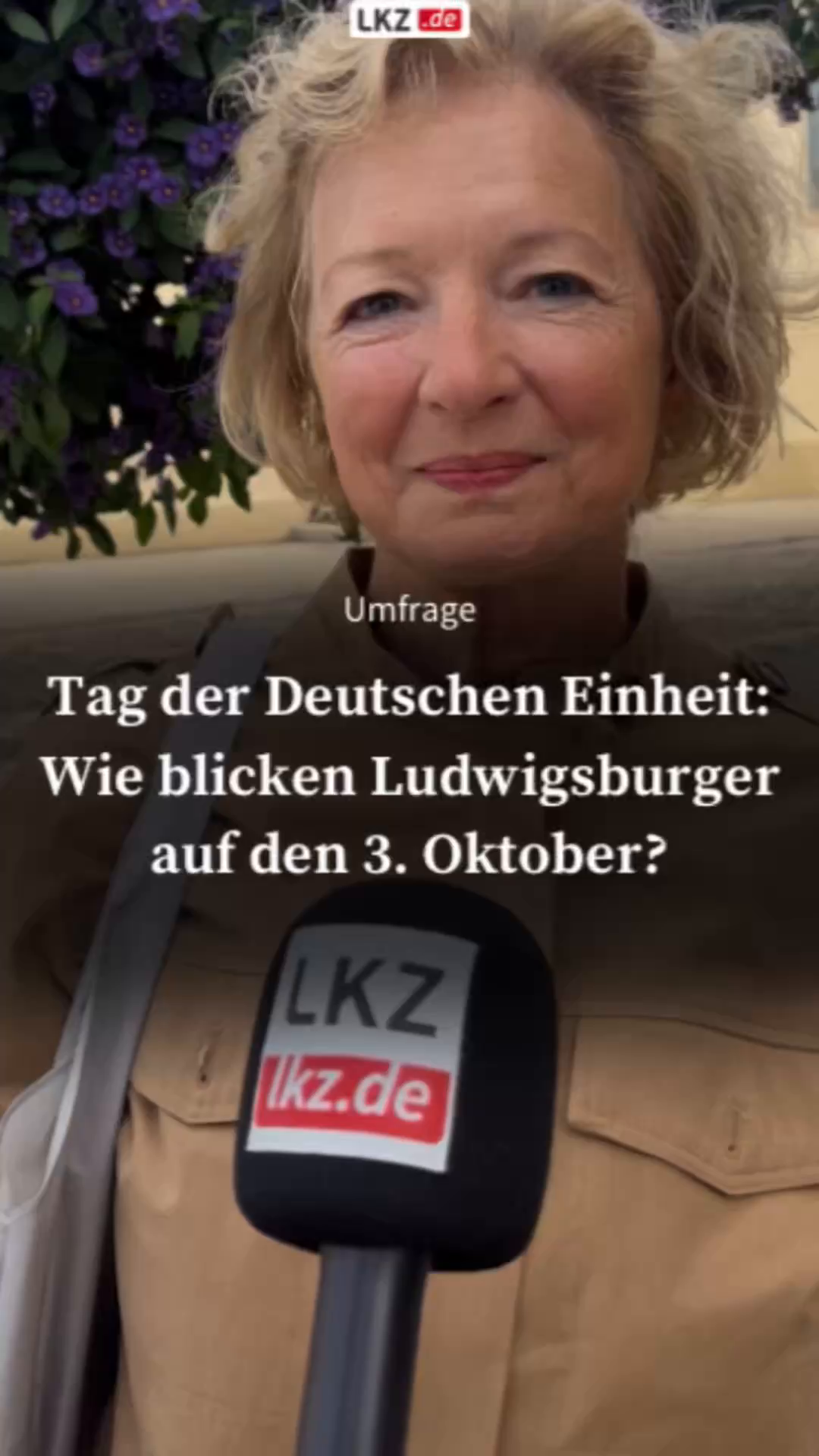 Video: Tag der Deutschen Einheit: Wie blicken Ludwigsburger auf den 3. Oktober?