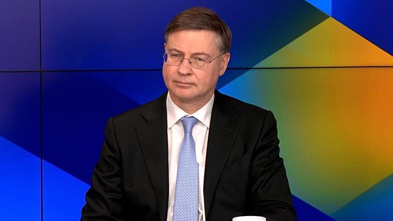 Video: EU-Kommissar Dombrovskis im Interview: Iran-Eskalation riskiert Stagflation für Europa