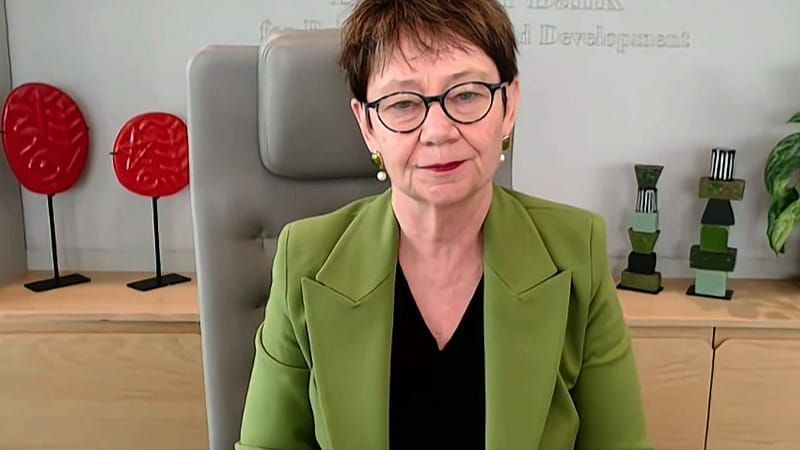 EBWE-Chefin sieht Risiko von „ernstem“ wirtschaftlichen Schock, wenn sich der Iran-Krieg hinzieht