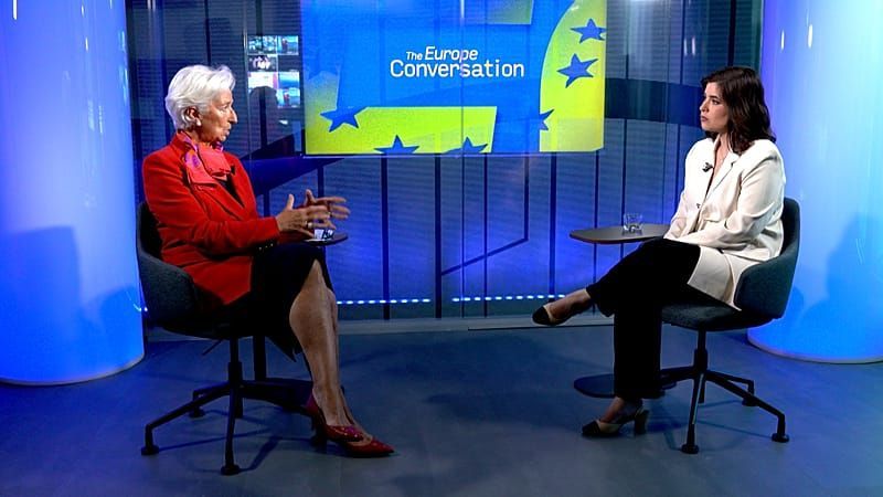 Video: EZB-Chefin Lagarde exklusiv bei Euronews: Digitaler Euro ersetzt Bargeld nicht