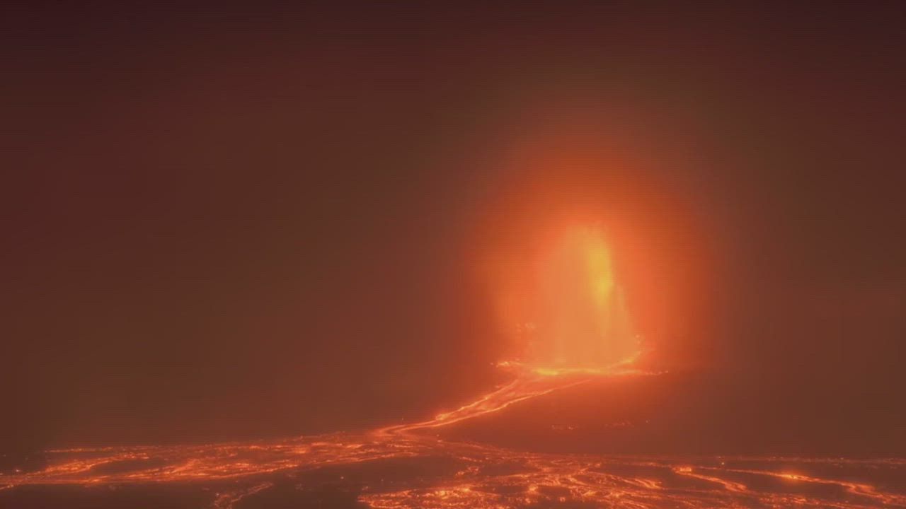 Video: USA: 20.000 Fuß hohe Aschewolke steigt über Hawaii auf, als Kīlaueas Lavafontänen plötzlich stoppen