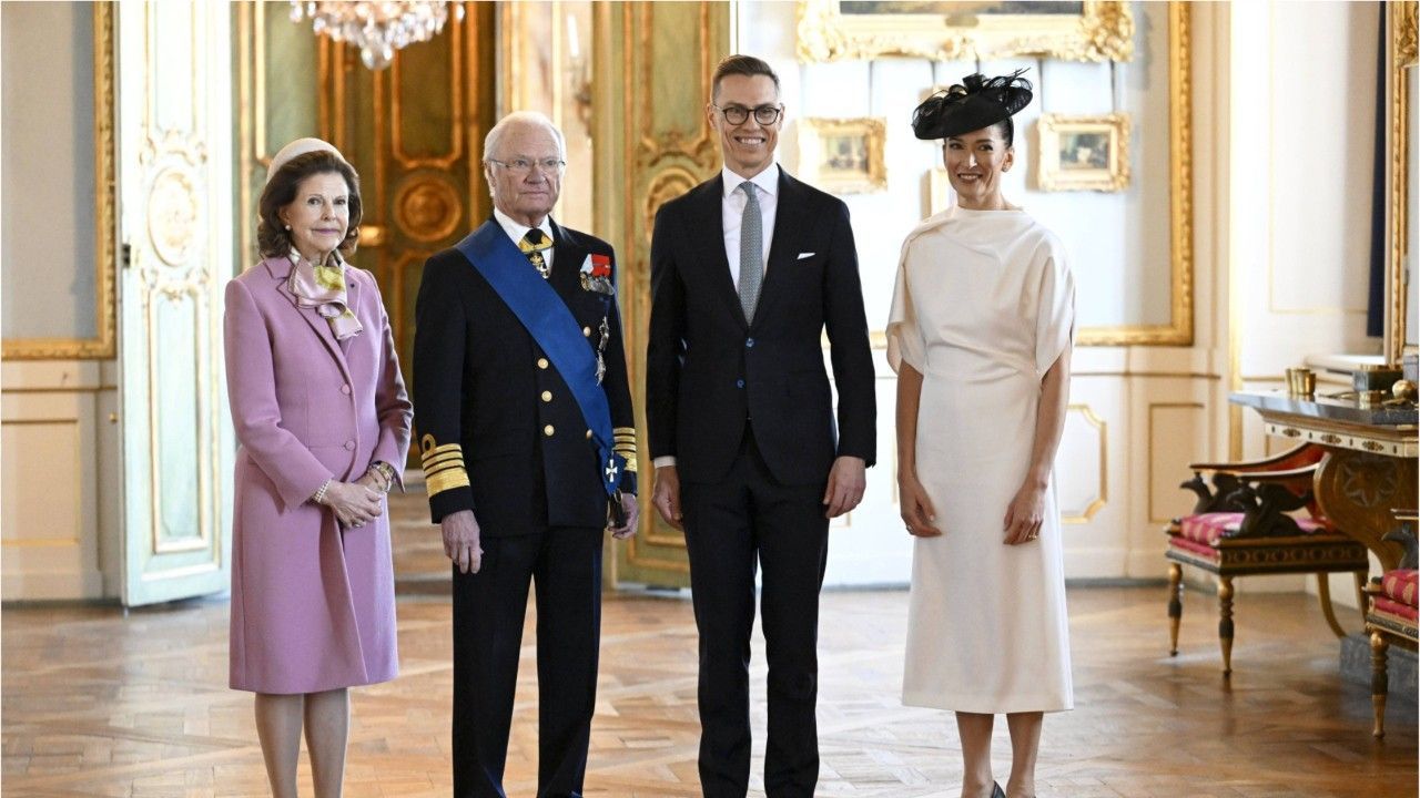 Concern for Queen Silvia: Red eye during state visit