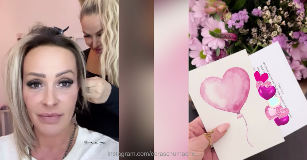 “Receiving a bouquet of flowers”: does Cora Schumacher have a secret admirer?