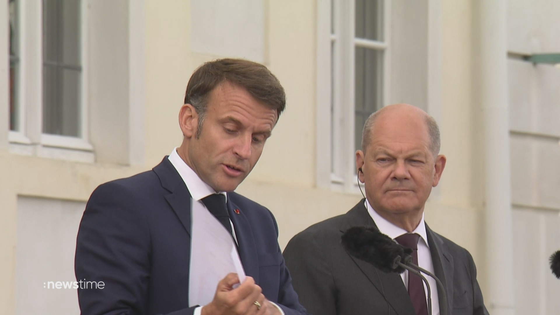 Internationale Uneinigkeit nach Macrons Vorstoß zum Einsatz westlicher Waffen