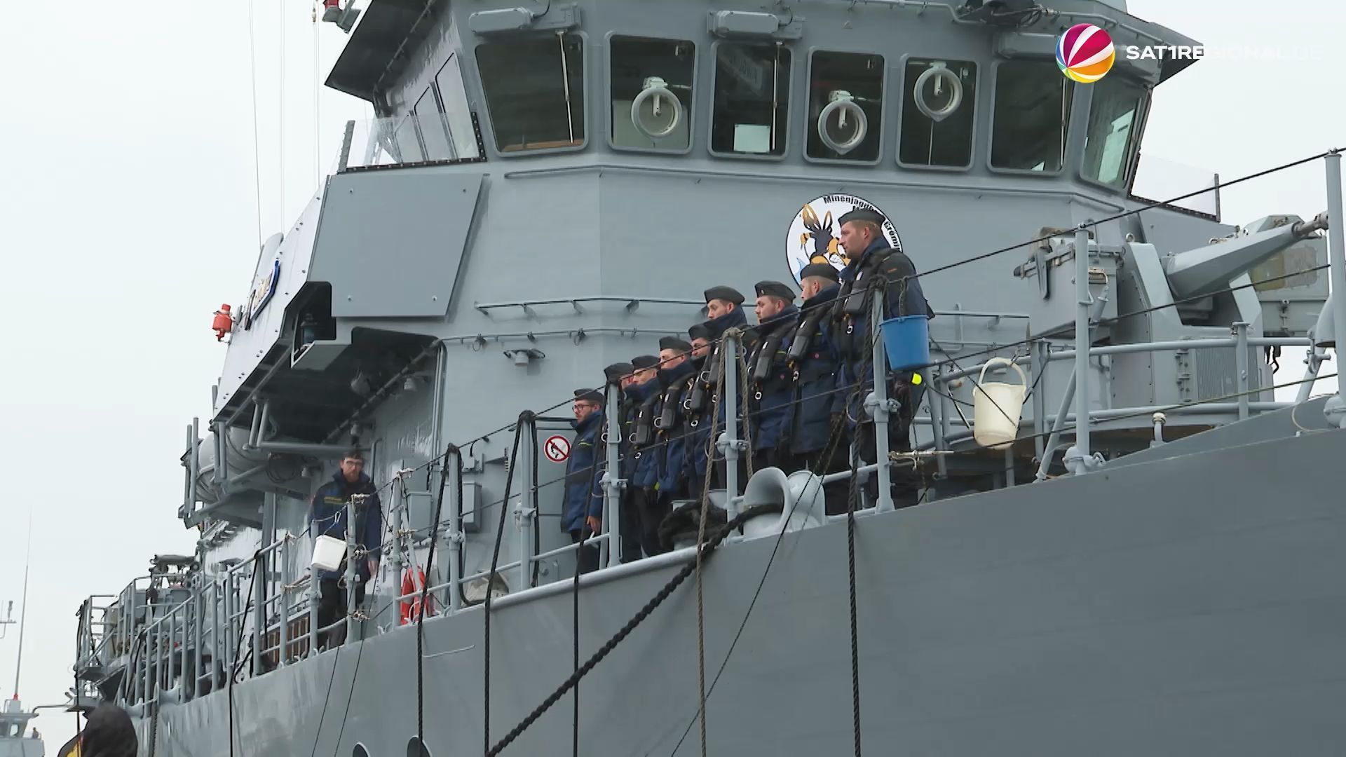 Nach NATO-Einsatz in der Ägäis: Minenjagdboot Grömitz zurück im Kieler Heimathafen