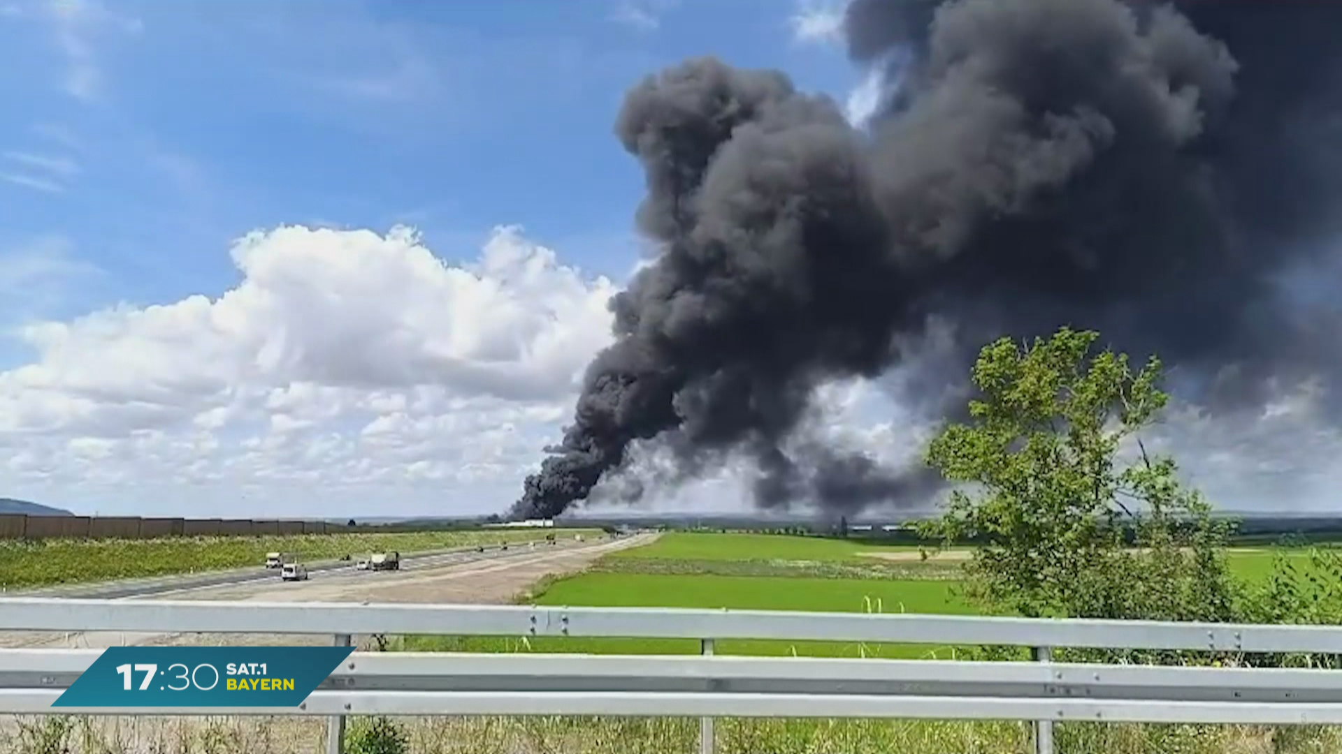 Brand in Abtswind: Kräuter-Firma in Flammen