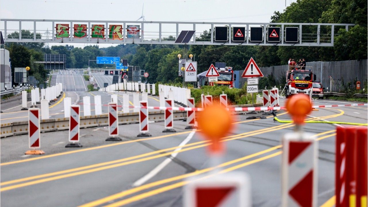 Gas ausgetreten: A1 bei Dortmund voll gesperrt