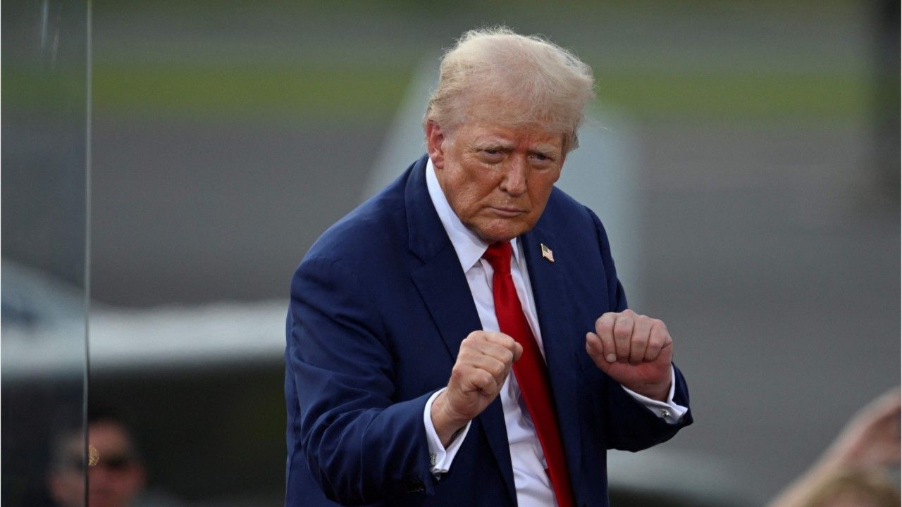 Trump hinter Glaswand: "Wenn Kamala gewinnt, ist der Dritte Weltkrieg sicher" - Video