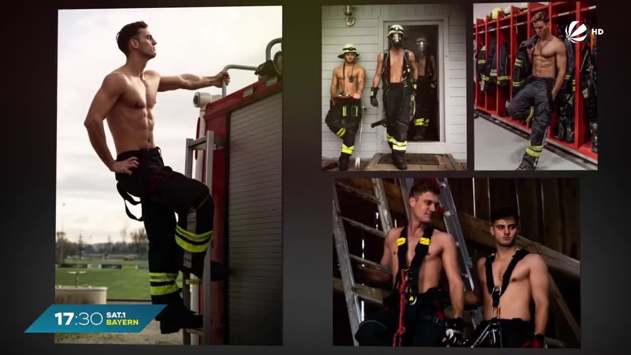 Eine besondere Werbeaktion: Wieso die Feuerwehr die Hosen fallen lässt