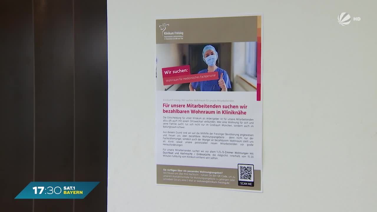 Plakat-Aktion für Pflegepersonal: Klinikum Freising unterstützt bei Wohnungssuche