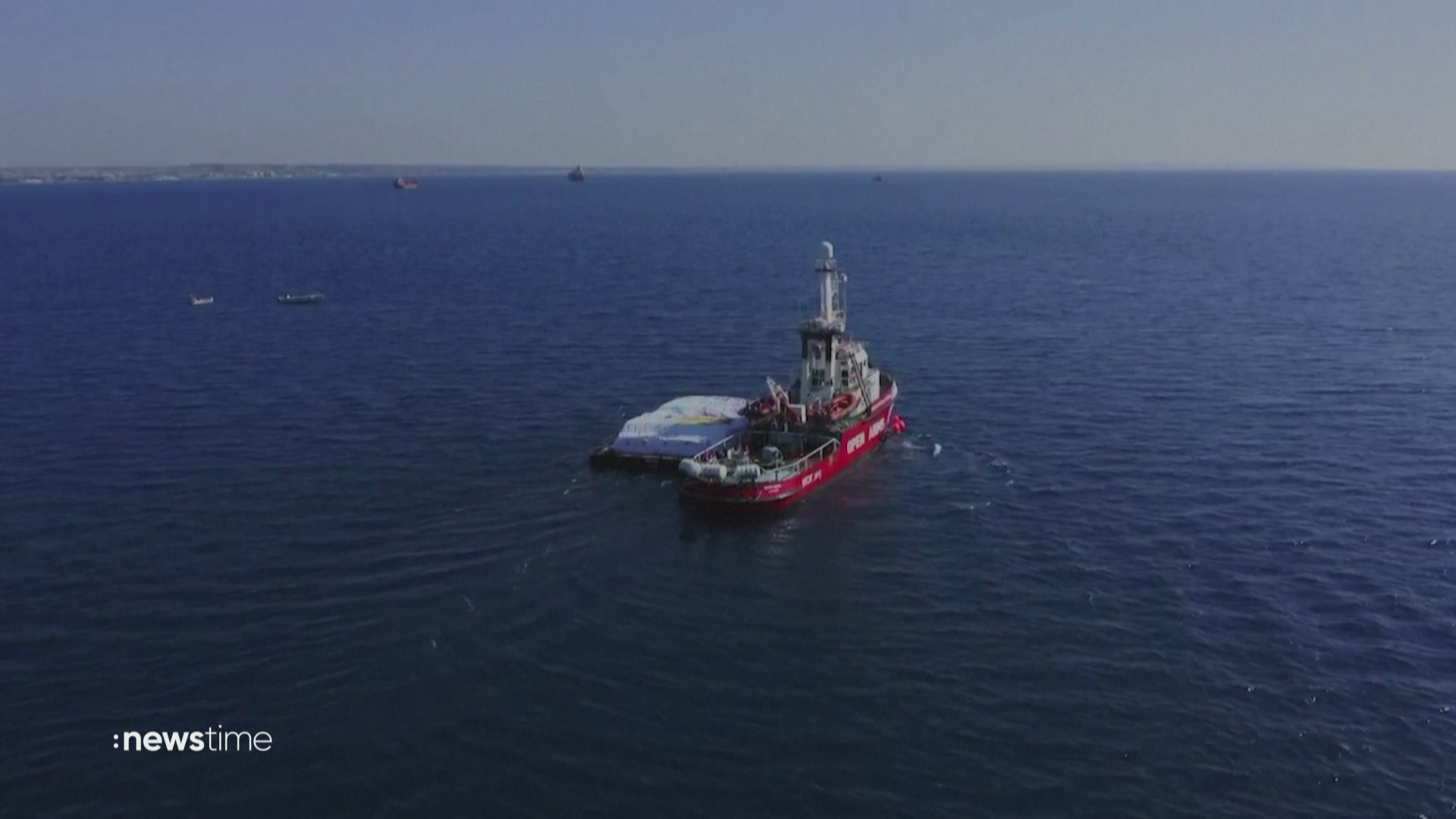 Humanitäre Hilfe für den Gazastreifen: Testlauf für Seekorridor gestartet